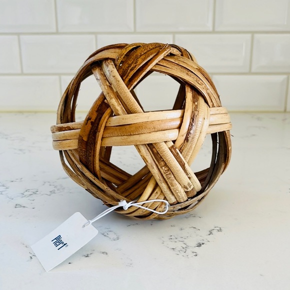 Pier 1 Split Rattan Decorative Spheres - Picture 9 of 12